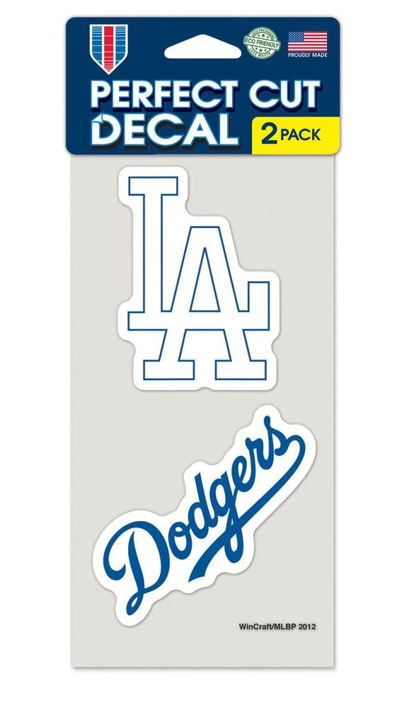Los Angeles Dodgers Perfect Cut 2-Pack Die-Cut Decals