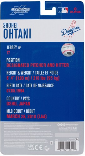 Shohei Ohtani Dodgers Action Figure 6"