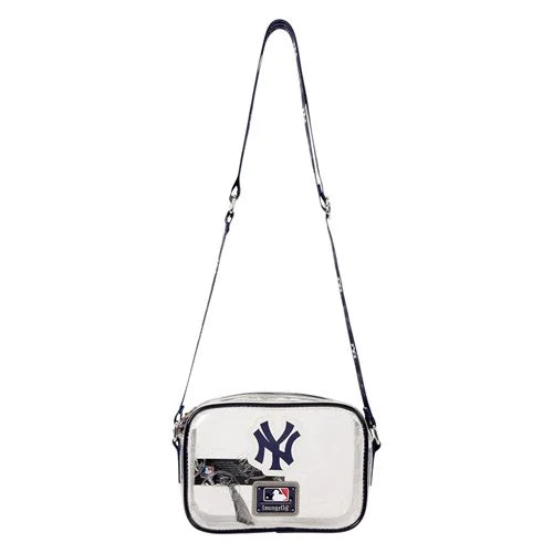 MLB New York Yankees Clear Crossbody Bag by Loungefly