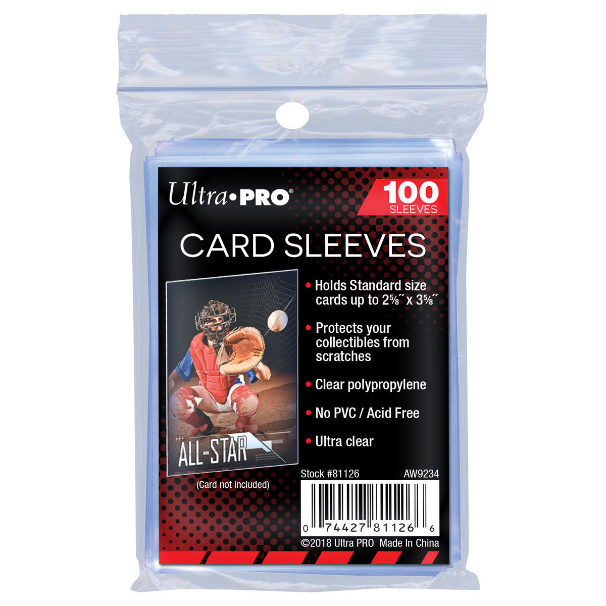 Ultra Pro Card Sleeves - (100 per pack)