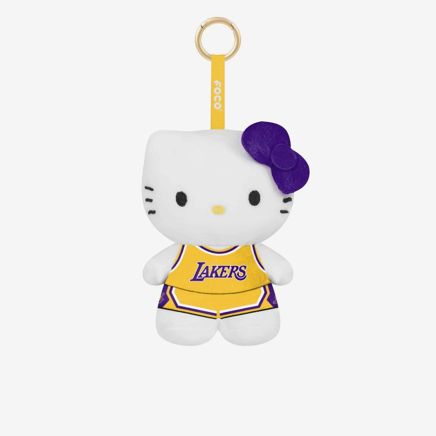 Los Angeles Lakers Hello Kitty Plush Keychain