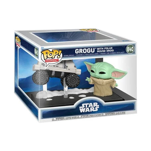 Star Wars: The Mandalorian Grogu with Polar Mouse Droid Funko Pop! Moment #840