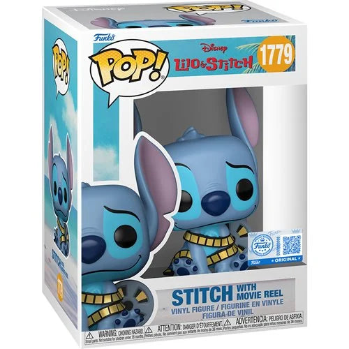 Lilo & Stitch Stitch with Movie Reel Funko Pop! #1779 Entertainment Earth Exclusive