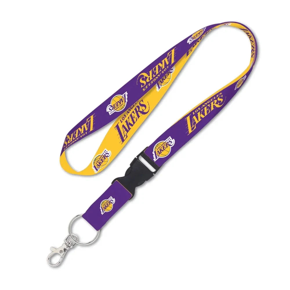 Los Angeles Lakers Lanyard with Detachable Buckle (2‑Color)