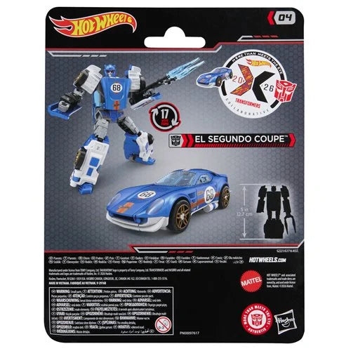 Transformers Collaborative Hot Wheels El Segundo Coupe Action Figure
