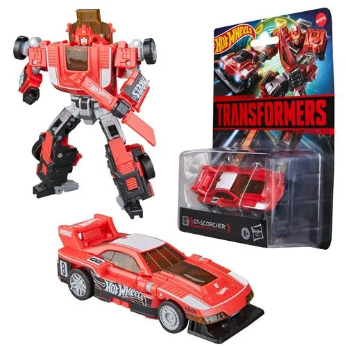 Transformers Collaborative Hot Wheels GT Scorcher Action Figure