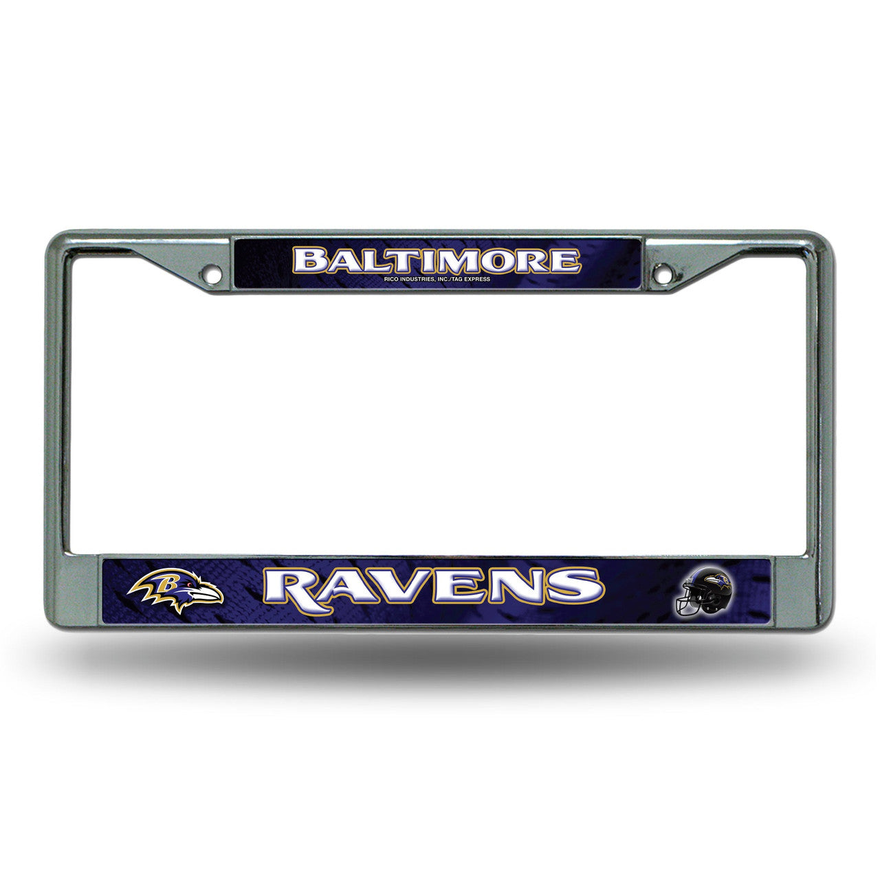 Baltimore Ravens Chrome License Plate Frame