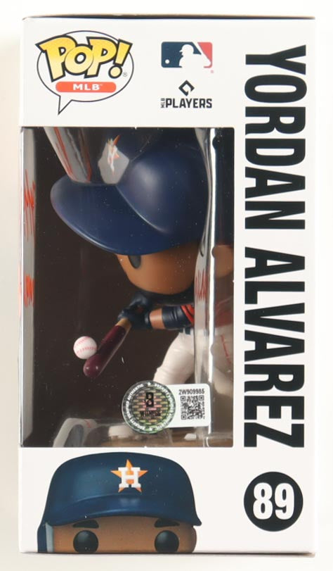 Yordan Álvarez Signed Astros #89 Funko Pop! Vinyl Figure Inscribed "2019 AL ROY"