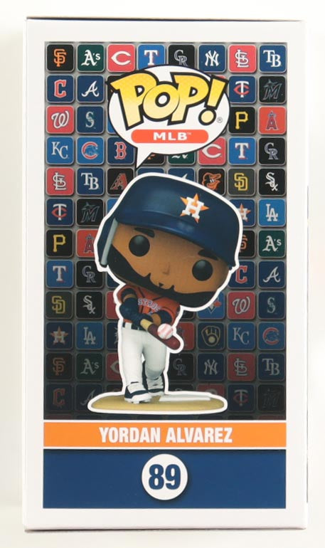 Yordan Álvarez Signed Astros #89 Funko Pop! Vinyl Figure Inscribed "2019 AL ROY"