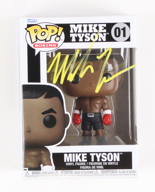 Mike Tyson Signed Boxing #01 Funko Pop! Vinyl Figure.