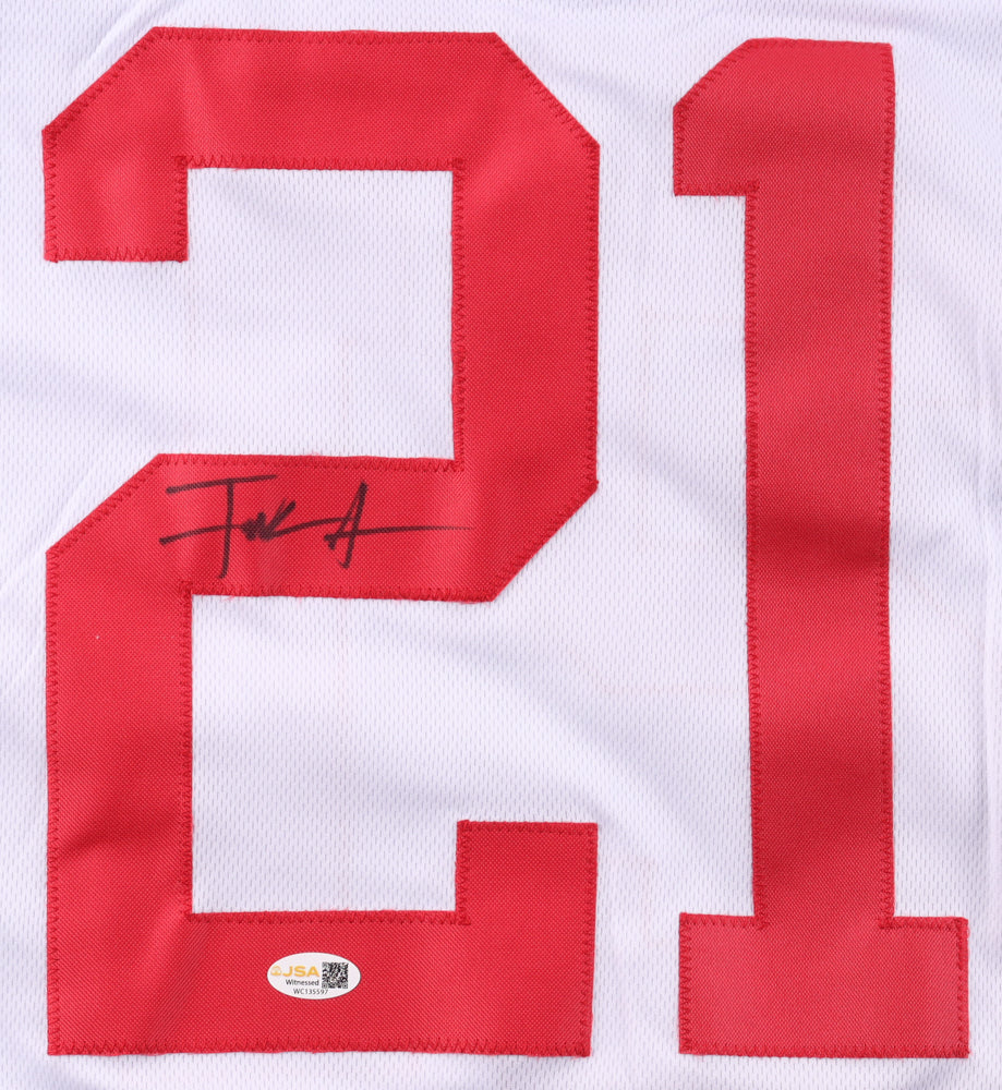 Frank Gore Signed San Francisco 49ers Custom Jersey Auto JSA Certified