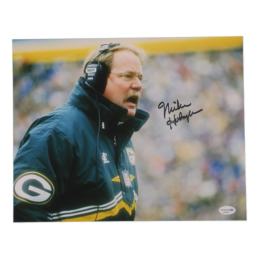 Mike Holmgren Signed Packers 11x14 Photo Auto ACOA Certified