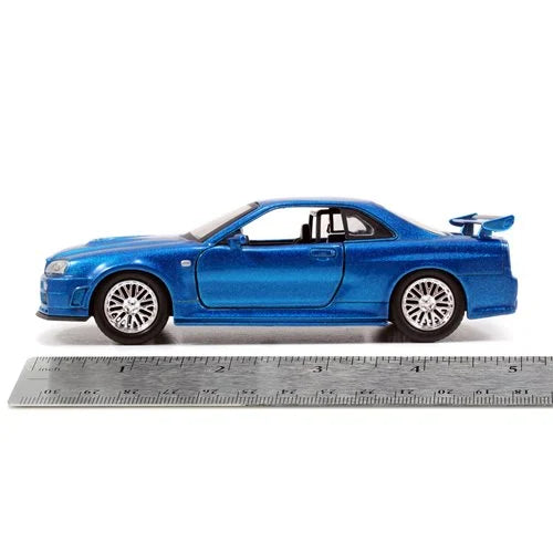 Fast & Furious Brian’s Nissan Skyline GT‑R R34 2‑Pack (1:32 Diecast Jada)