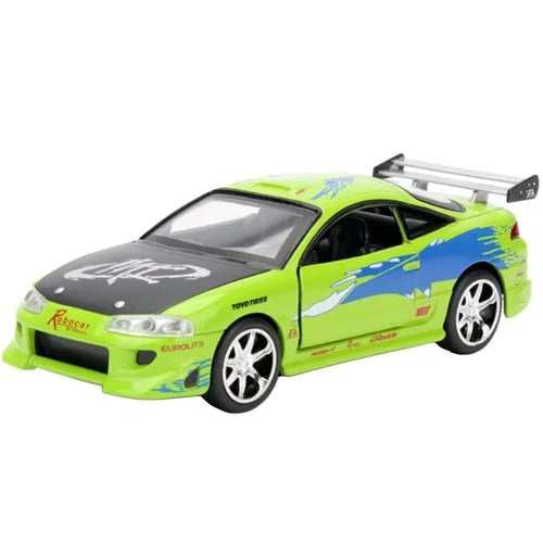 Fast & Furious Brian’s 1995 Mitsubishi Eclipse (Green) 1:32 Diecast – Jada