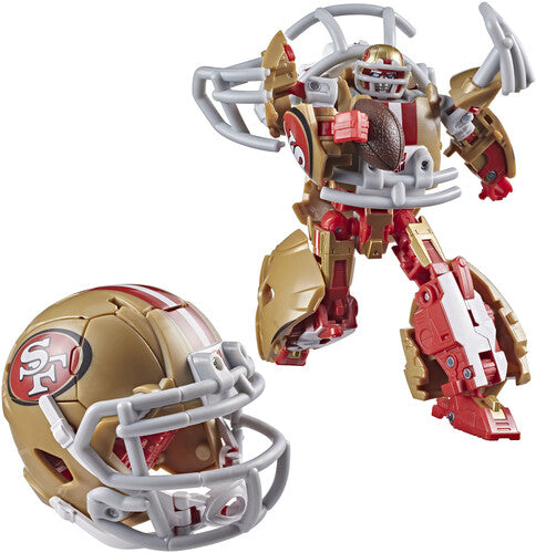 Transformers x NFL San Francisco 49ers Goldrush Helmet Action Figure