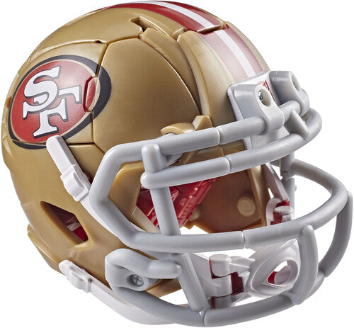Transformers x NFL San Francisco 49ers Goldrush Helmet Action Figure