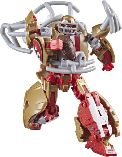 Transformers x NFL San Francisco 49ers Goldrush Helmet Action Figure