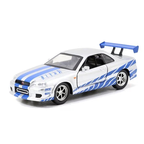 Fast & Furious Brian’s Nissan Skyline GT‑R R34 2‑Pack (1:32 Diecast Jada)