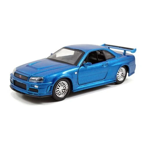 Fast & Furious Brian’s Nissan Skyline GT‑R R34 2‑Pack (1:32 Diecast Jada)