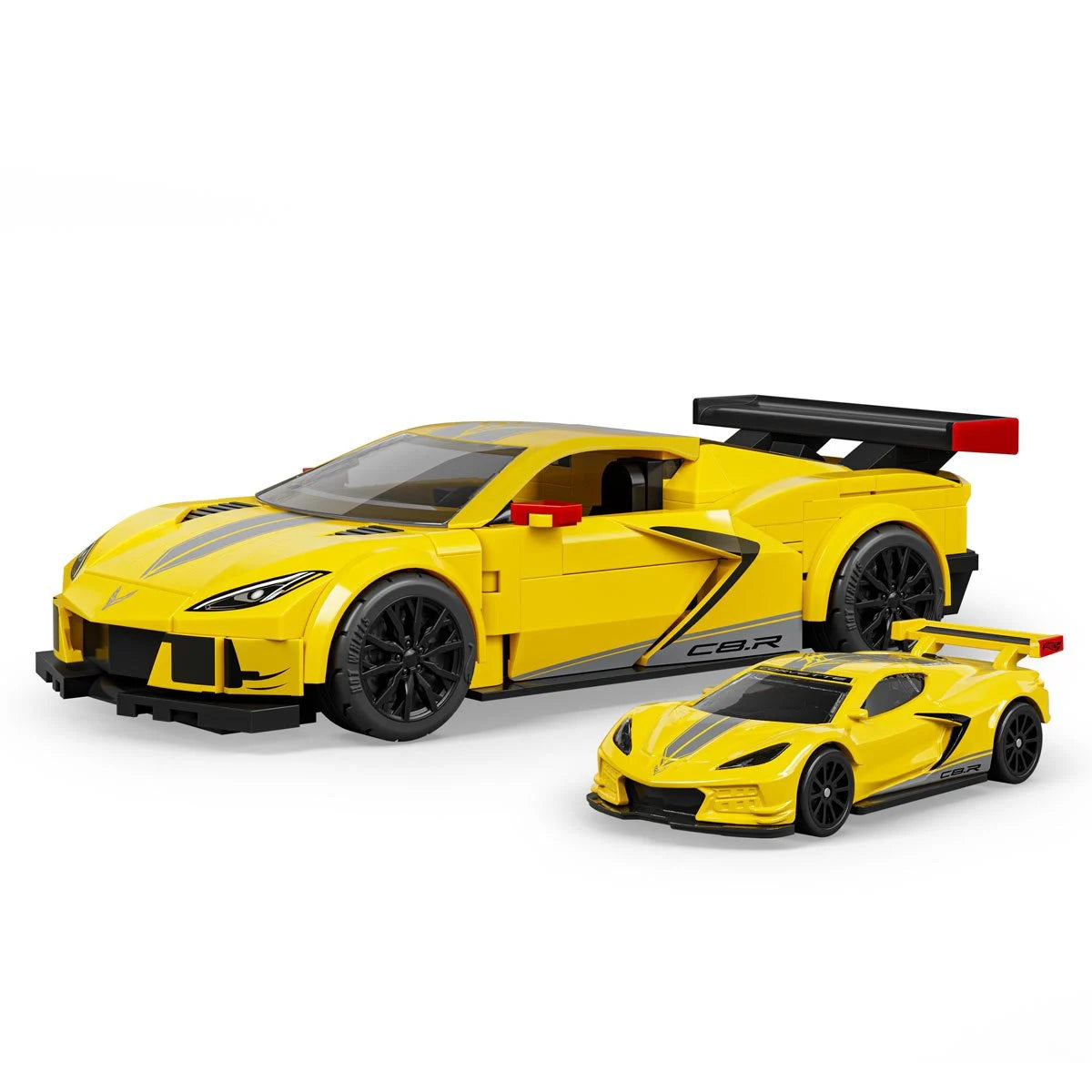 Hot Wheels Brick Shop Speed Series '20 Corvette C8.R (Yellow)