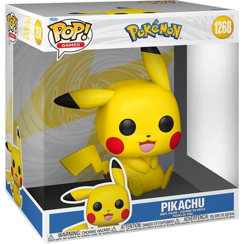 Pokemon Pikachu (Sitting) Jumbo 10-Inch Funko Pop! Vinyl Figure #1268
