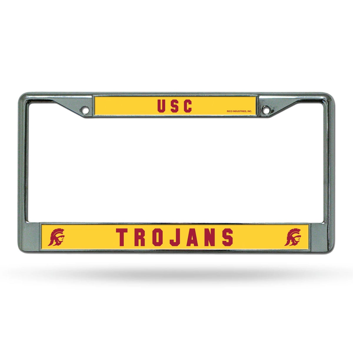USC Trojans Chrome License Plate Frame