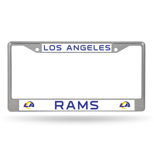 Los Angeles Rams Chrome License Plate Frame