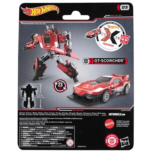 Transformers Collaborative Hot Wheels GT Scorcher Action Figure