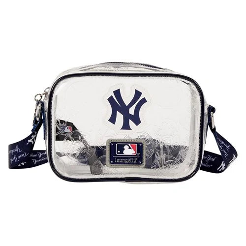 MLB New York Yankees Clear Crossbody Bag by Loungefly