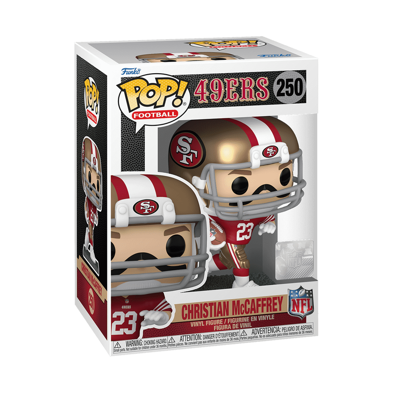 Christian McCaffrey Funko Pop! Football #250 – San Francisco 49ers