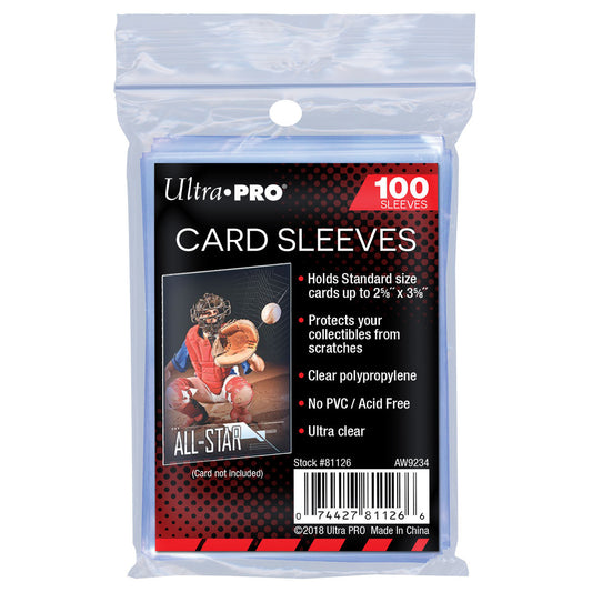 Ultra Pro Card Sleeves - (100 per pack)