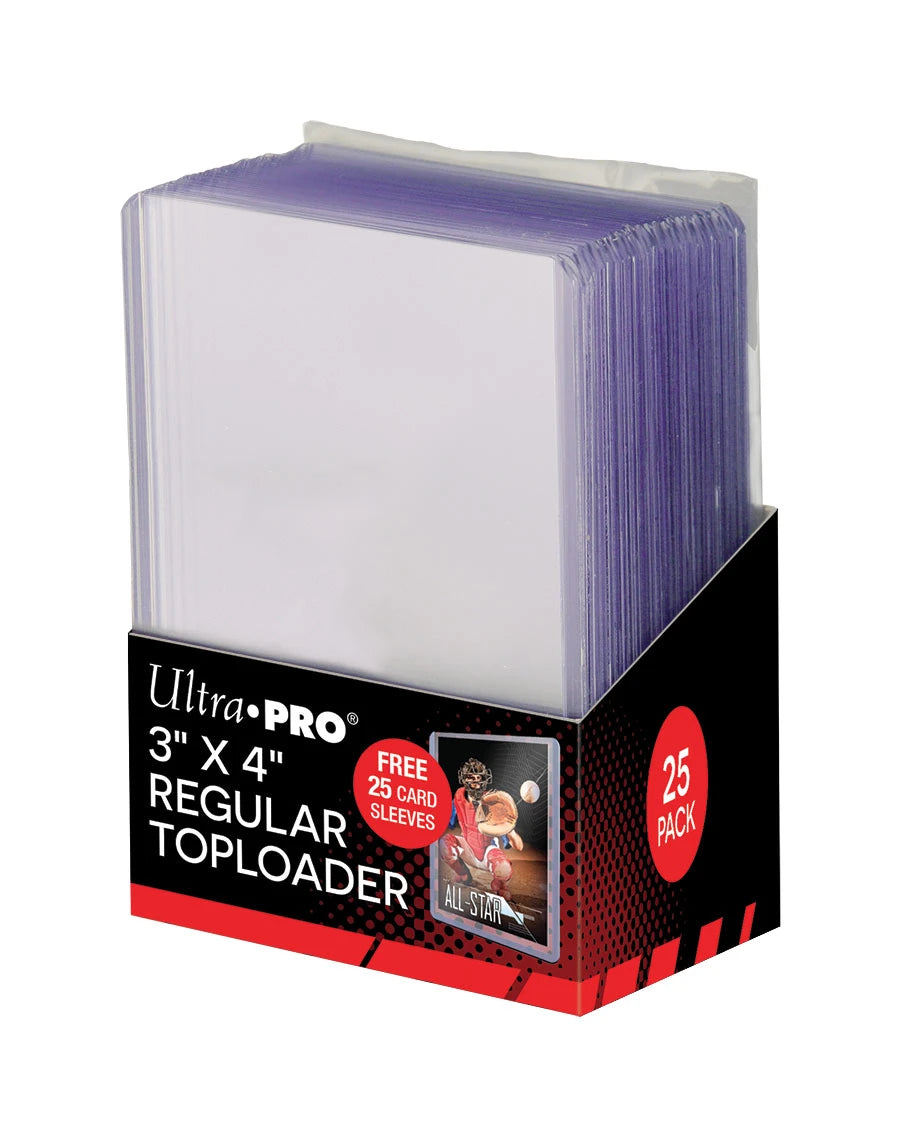 Toploaders with Penny Sleeves 3x4 25 Count Pack