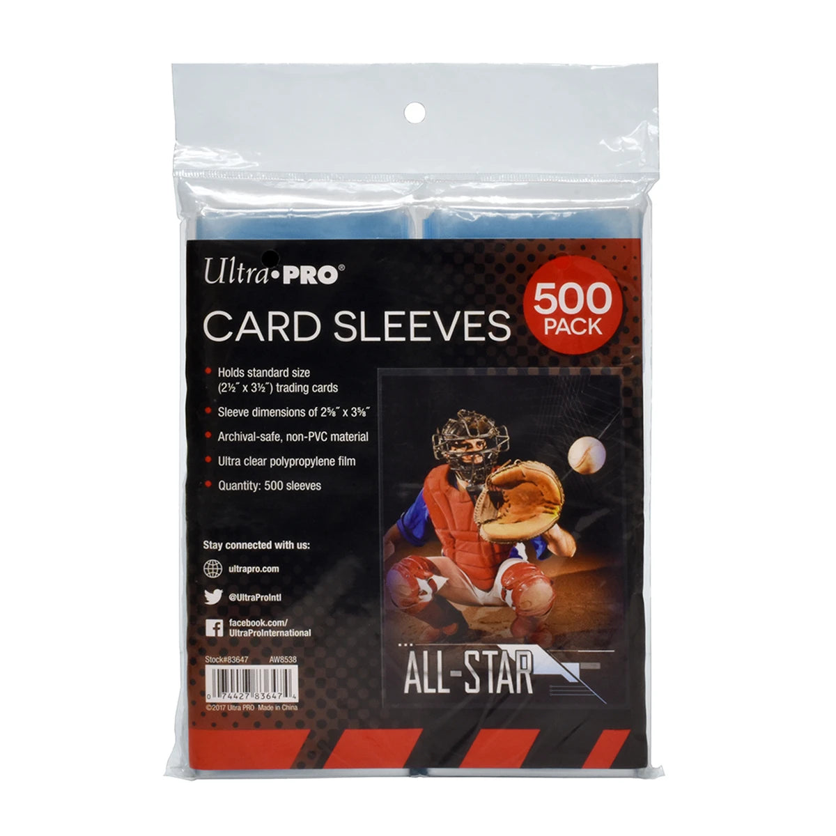 Ultra PRO Standard Card Sleeves 500 Count Pack