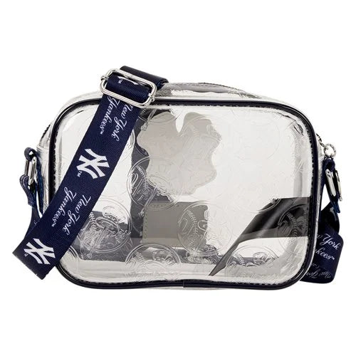 MLB New York Yankees Clear Crossbody Bag by Loungefly