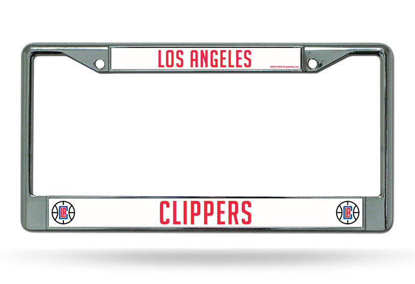 Los Angeles Clippers Chrome License Plate Frame