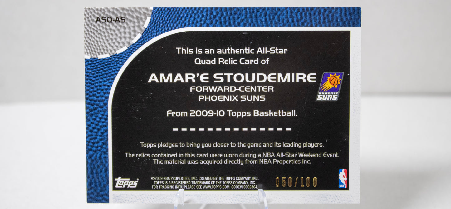 Amar’e Stoudemire – Topps All‑Star Quad Relic /100 (Phoenix Suns)