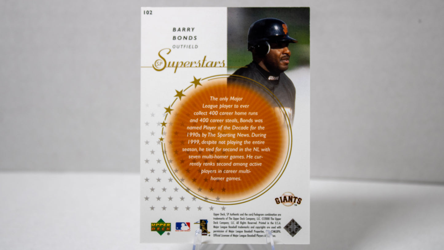 Barry Bonds – SP Authentic Superstars No. 102 /2500 San Francisco Giants
