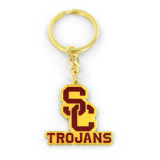 USC Trojans Team Logo Keychain