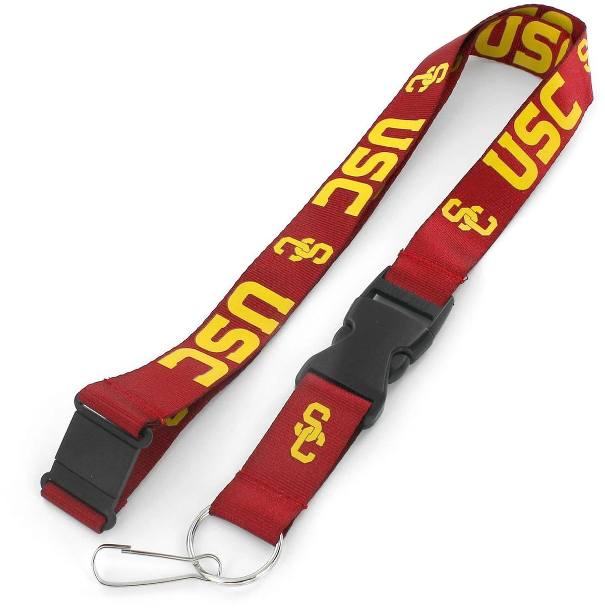 USC Trojans Red Lanyard with Quick Release Buckle
