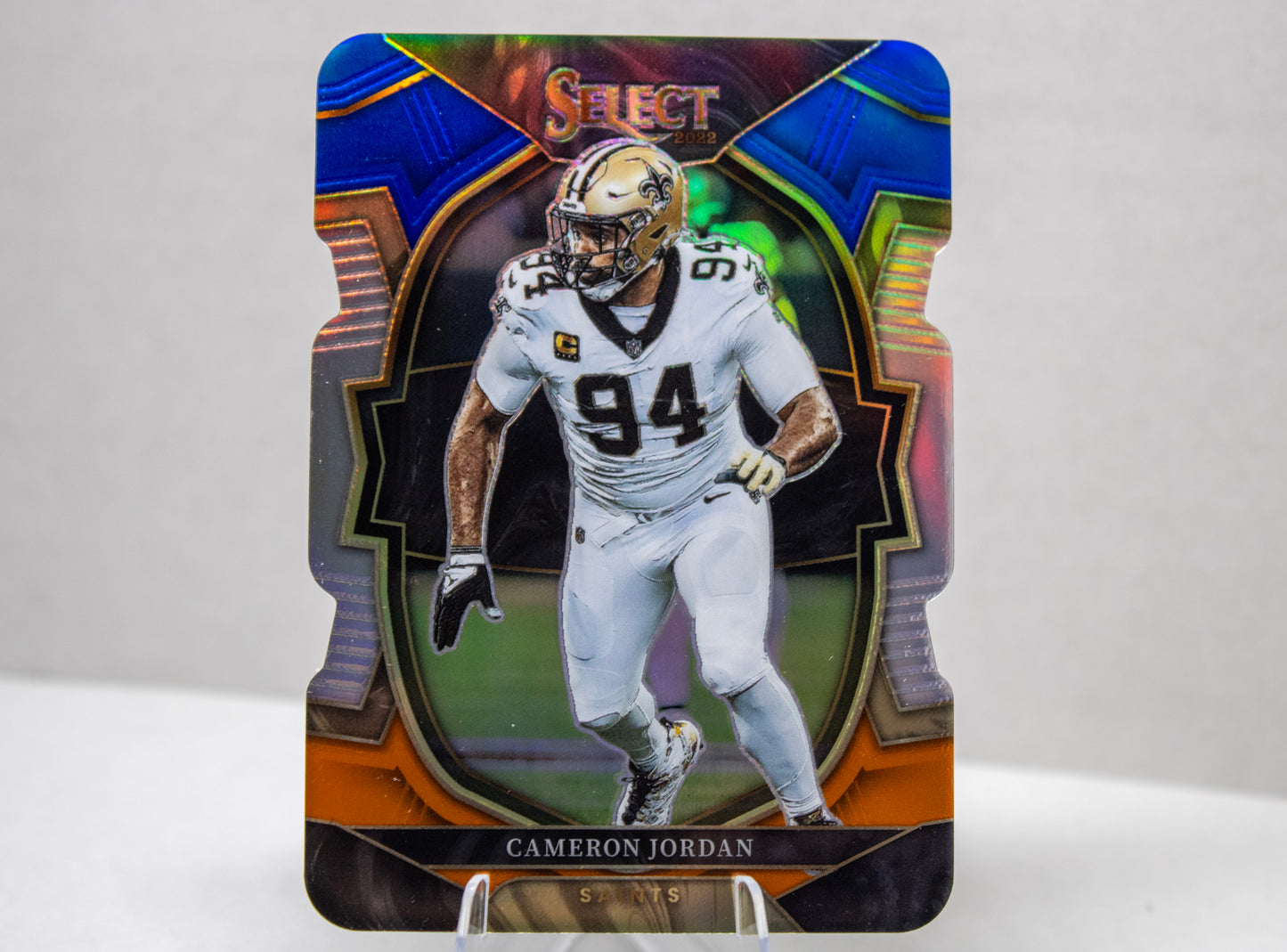 Cameron Jordan – Panini Select White Prizm Concourse /35 Saints No. 31