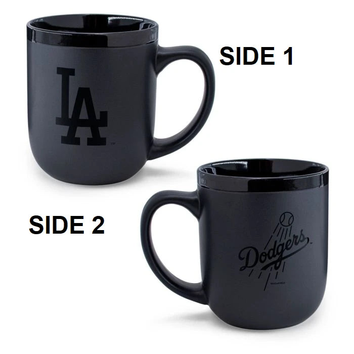 Los Angeles Dodgers 17oz Matte Black Coffee Mug