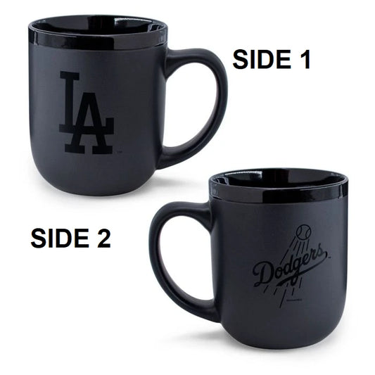 Los Angeles Dodgers 17oz Matte Black Coffee Mug