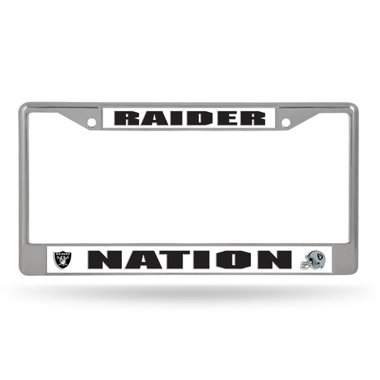 Las Vegas Raiders Chrome License Plate Frame