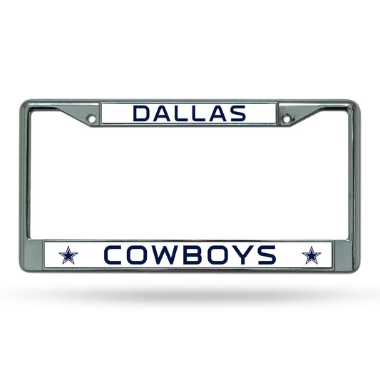 Dallas Cowboys Chrome License Plate Frame