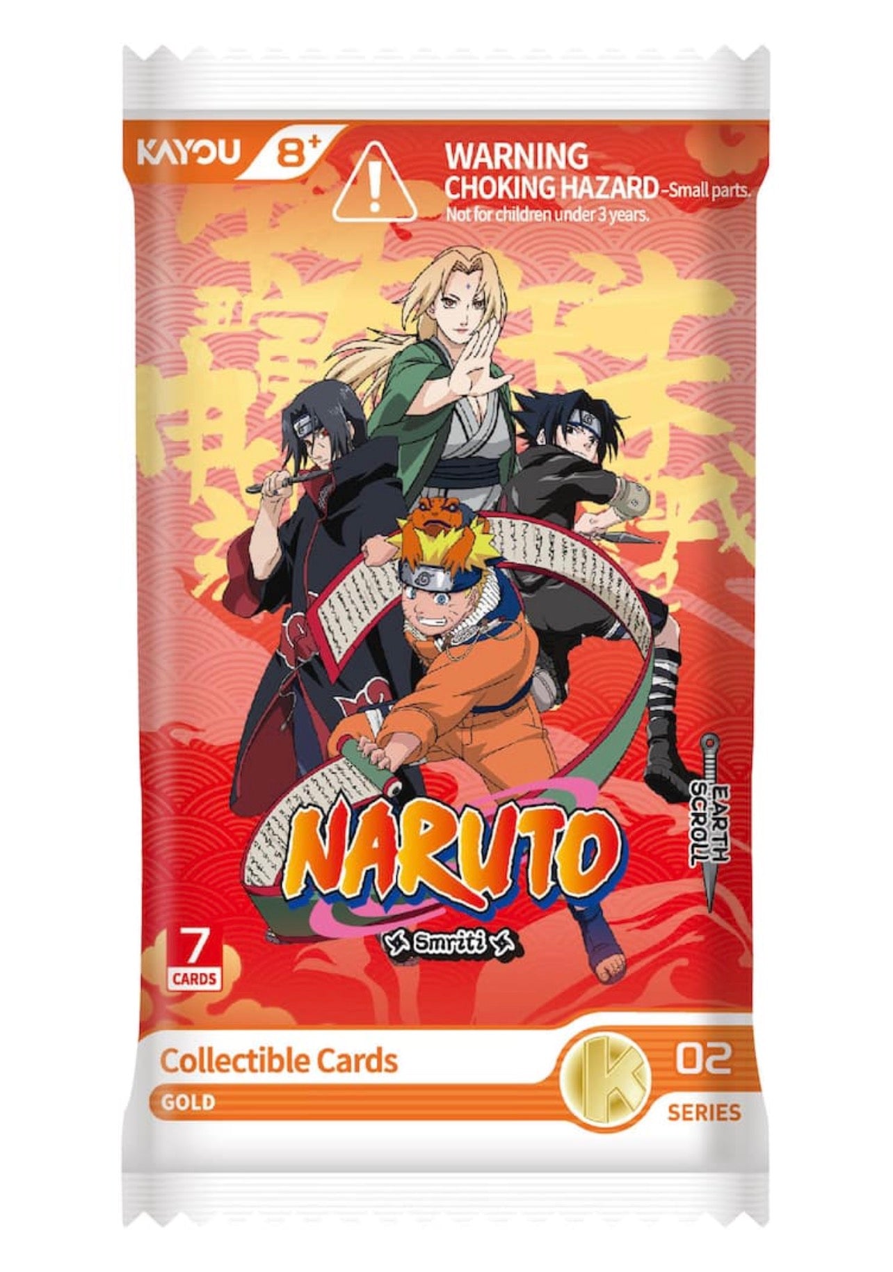 Naruto Smriti Earth Scroll 002A Collector Box (10 Packs + PR Card)
