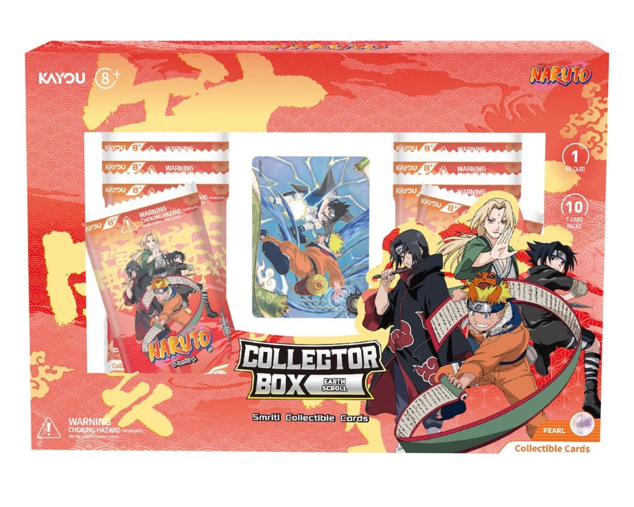 Naruto Smriti Earth Scroll 002A Collector Box (10 Packs + PR Card)