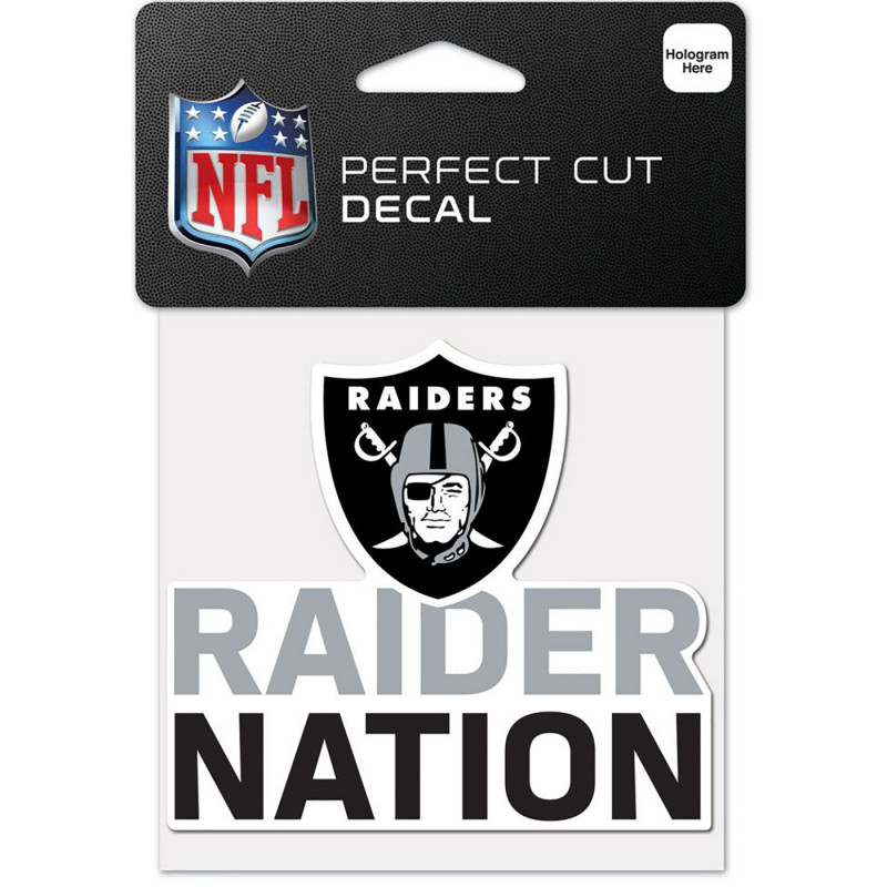 Las Vegas Raiders 4”x4” Perfect Cut Decal