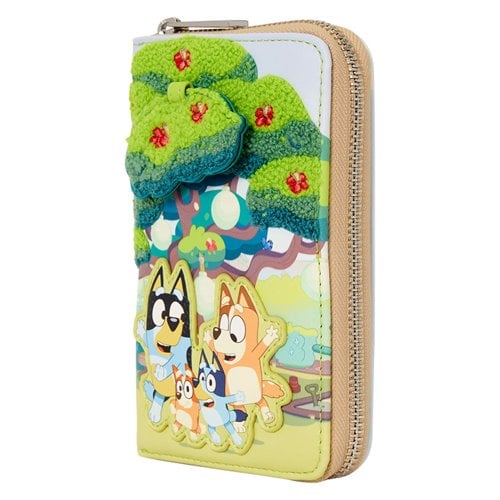 Bluey Backyard Zip-Around Wallet