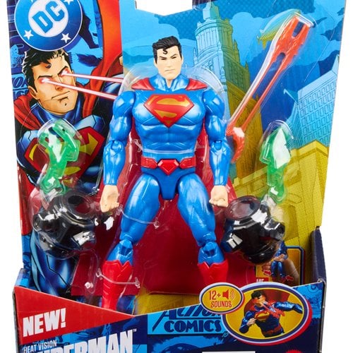 DC Premiere Wave 1 Heat Vision Superman Action Figure with Lights & Sounds