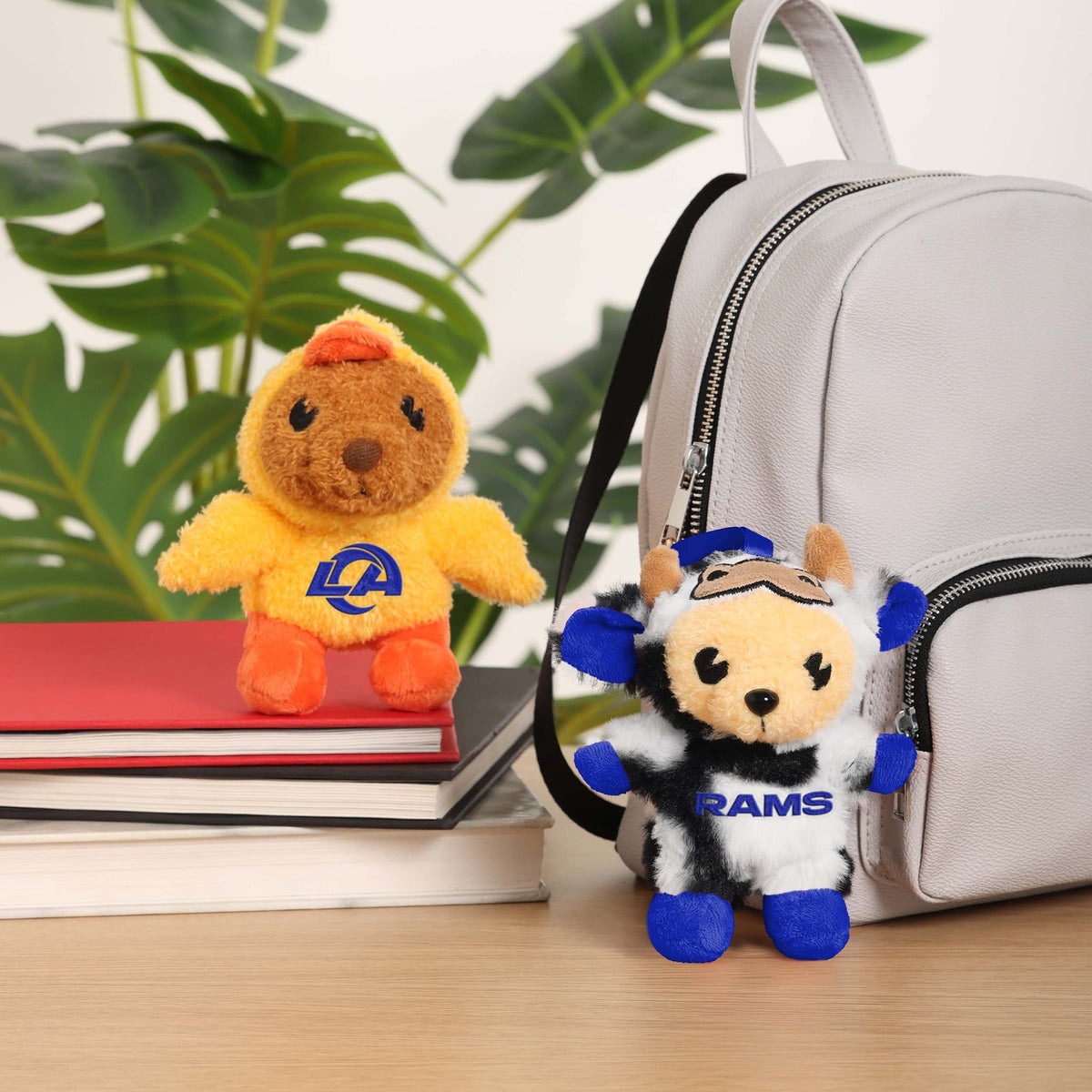 Los Angeles Rams FOOCOOS Plush Bag Charm Keychain Blind Box Series 1